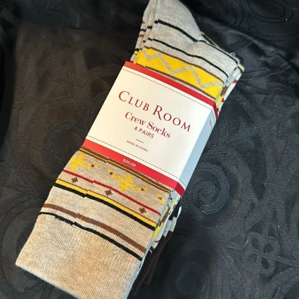 Club room crew socks 4 pack